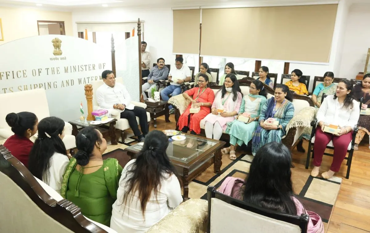 Sarbananda Sonowal Celebrates Raksha Bandhan with Ministry Staff  
